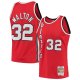 Men's Portland Trail Blazers Bill Walton Mitchell & Ness Red 1976/77 Hardwood Classics Swingman Jersey