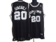 Men's San Antonio Spurs #20 Manu Ginobili Stitched Black NBA Jersey