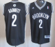 Men's Brooklyn Nets #2 Kevin Garnett Revolution 30 Black Road Stitched NBA Jersey