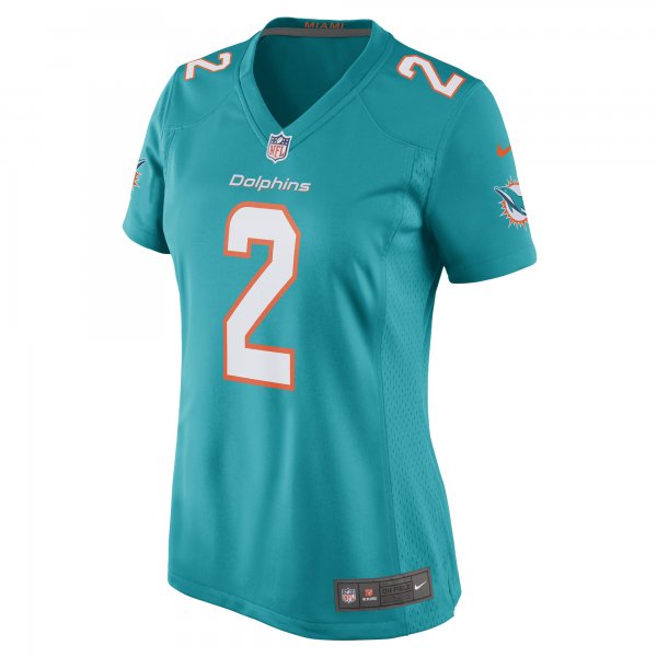 Women's Miami Dolphins Bradley Chubb Nike Aqua Game Player Jersey