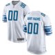 Men's Nike Detroit Lions White Custom Game NFL Jersey