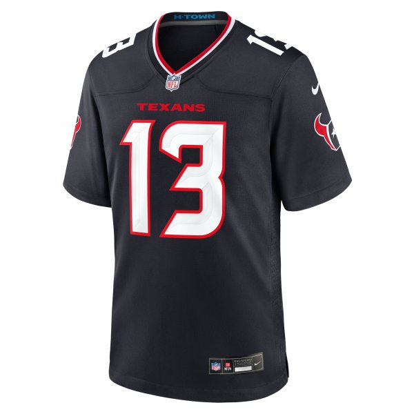 Men's Houston Texans DelShawn Phillips Nike  Navy Team Game Jersey