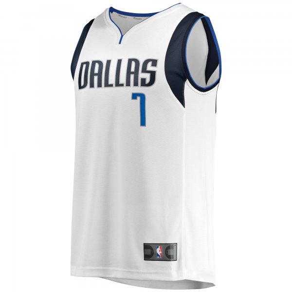 Men's Dallas Mavericks Dwight Powell Fanatics White Fast Break Player Jersey - Association Edition