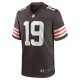 Men's Cleveland Browns Cedric Tillman Nike Brown 2023 NFL Draft Pick Game Jersey