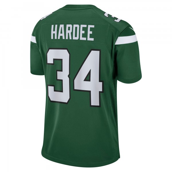 Men's New York Jets Justin Hardee Nike Gotham Green Game Jersey