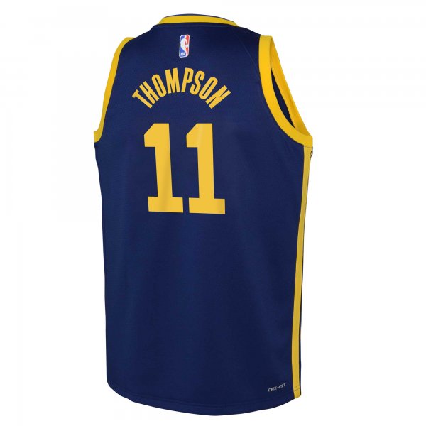 Youth Golden State Warriors Klay Thompson Jordan Brand Blue Swingman Jersey - Statement Edition