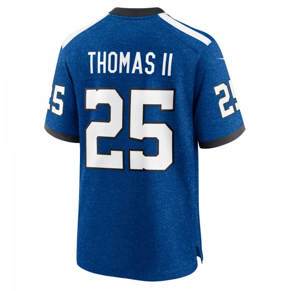 Men's Indianapolis Colts Rodney Thomas II Nike Royal Indiana Nights Alternate Game Jersey