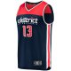 Youth Washington Wizards Jordan Poole Fanatics Navy Fast Break Player Jersey - Statement Edition