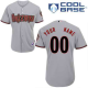 Arizona Diamondbacks Grey Men's Customized MLB Jersey