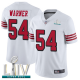 San Francisco 49ers #54 Fred Warner White Rush Super Bowl LIV Bound Men's Stitched NFL Vapor Untouchable Limited Jersey