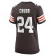 Women's Cleveland Browns Nick Chubb Nike  Brown Team Game Jersey