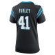 Women's Carolina Panthers Matthias Farley Nike  Black  Game Jersey