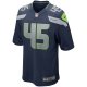 Men's Seattle Seahawks Kenny Easley Nike College Navy Game Retired Player Jersey