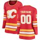 Women's Calgary Flames Fanatics Red Home Breakaway Custom Jersey