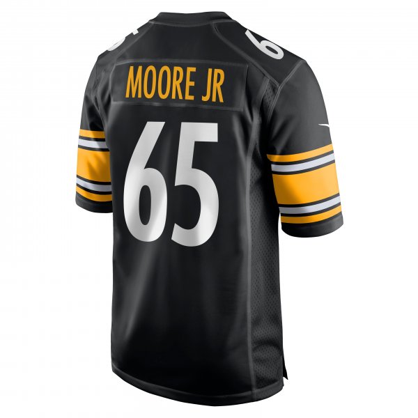 Men's Pittsburgh Steelers Dan Moore Jr. Nike Black Game Jersey