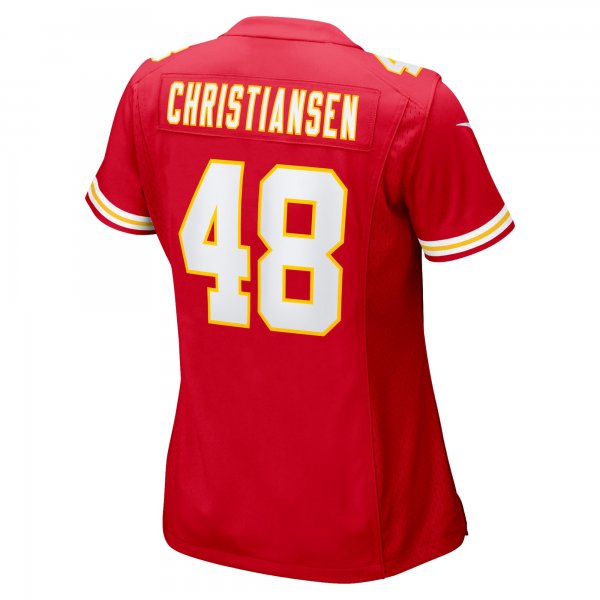 Women's Kansas City Chiefs Cole Christiansen Nike Red Game Player Jersey