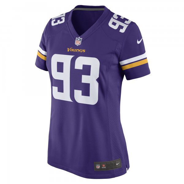 Women's Minnesota Vikings Jonathan Bullard Nike Purple Game Player Jersey