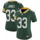 Women's Nike Green Bay Packers #33 Aaron Jones Limited Green Team Color Vapor Untouchable Jersey