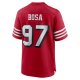 Men's San Francisco 49ers Nick Bosa Nike Scarlet Alternate Game Jersey