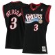 Men's Philadelphia 76ers Allen Iverson Mitchell & Ness Black 2000/01 Hardwood Classics Swingman Jersey