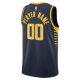 Men's Indiana Pacers Nike Navy 2020/21 Swingman Custom Jersey - Icon Edition