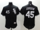 Women's Chicago White sox #45 Michael Jordan Black Flexbase Collection Stitched MLB Jersey