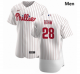 Philadelphia Phillies #28 Alec Bohm Men Nike White Home 2020 Player MLB Jersey