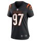 Women's Cincinnati Bengals Jay Tufele Nike Black Game Player Jersey