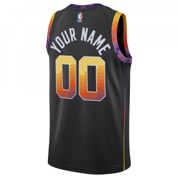 Unisex Phoenix Suns Jordan Brand Black 2022/23 Swingman Custom Jersey - Statement Edition