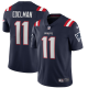 Men's New England Patriots #11 Julian Edelman Nike Navy Vapor Limited Jersey