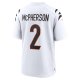 Men's Cincinnati Bengals Evan McPherson Nike White Game Player Jersey