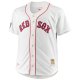 Men's Boston Red Sox David Ortiz Mitchell & Ness White Big & Tall Home Player Jersey