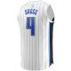 Men's Orlando Magic Jalen Suggs Fanatics White Fast Break Replica Jersey - Association Edition