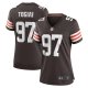 Women's Cleveland Browns Tommy Togiai Nike  Brown  Game Jersey