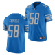 Men's Detroit Lions #58 Penei Sewell 2021 NFL Draft Blue Vapor Untouchable Limited Stitched NFL Jersey