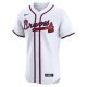 Men's Atlanta Braves Ronald Acu?a Jr. Nike White Home Elite Jersey