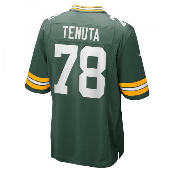 Men's Green Bay Packers Luke Tenuta Nike Green Home Game Player Jersey