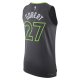 Men's Minnesota Timberwolves Rudy Gobert Jordan Brand Anthracite Player Jersey - Statement Edition